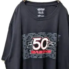 ギルダン アトランタファルコンズ パブリックス Tシャツブラック黒色XL古着