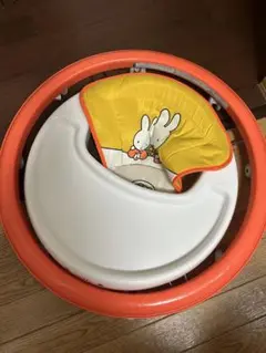 ミッフィー 歩行器 オレンジとホワイト