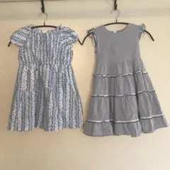 アートレター　半袖ワンピース　2枚セット　120