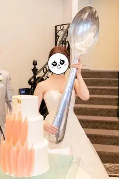 木製ウェディングスプーン 約90cm 木製ビッグスプーン(90cm)レンタル開始 | ビッグスプーンレンタル館