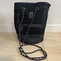 nico and... メッシュショルダーバッグ 黒