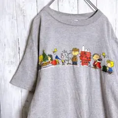 【入手困難】2000s 古着 PEANUTS スヌーピー グレー Tシャツ #2