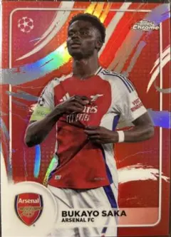 Topps Chrome bukayo saka ssp