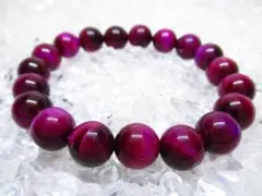 ★【ピンクタイガーアイ】天然石ブレスレット