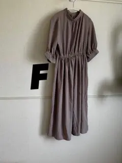 フリーサイズ ブラウワンピース