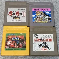 ゲームボーイ ソフト 4枚セット