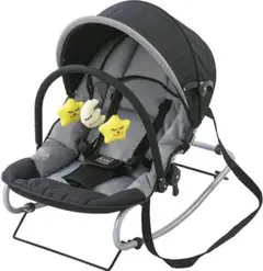 送料無料 カトージ ベビーバウンサー NewYorkBaby ブラック