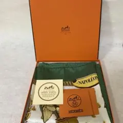 【未使用】エルメス スカーフ カレ90 ナポレオン【匿名翌日発送】