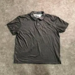 【VAN HEUSEN】ボーダー柄　ポロシャツ　クラシカル古着used SM20
