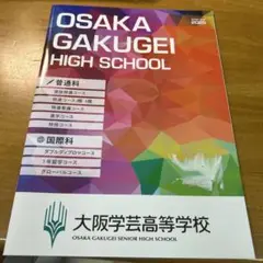 大阪学芸高等学校・中学校 2025年度学校案内