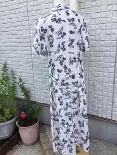 レーヨン素材で涼しいHawaiianワンピースせーーる
