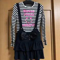 Sister Jenni ストライプサロペットワンピース