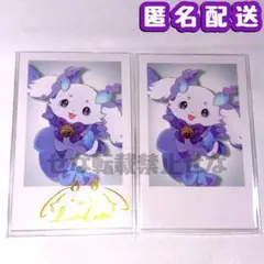 あやかき ルンルン デビュー チェキ 2枚 サイン /箔押し チェキ にじさんじ