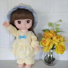 メルちゃんパジャマ風ワンピース368