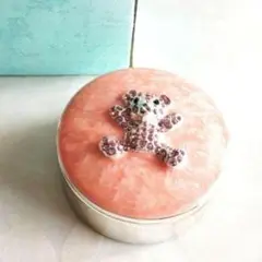 未使用 グリッターベア ケース サークル ピンク