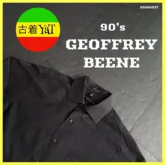 90s GEOFFREY BEENE長袖シャツUS古着アメカジヴィンテージ無地