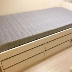 IKEA イケア　すのこベッド　シングル　miyuki シングル・セミダブルベッド（ベットフレーム）の通販 - IKEA