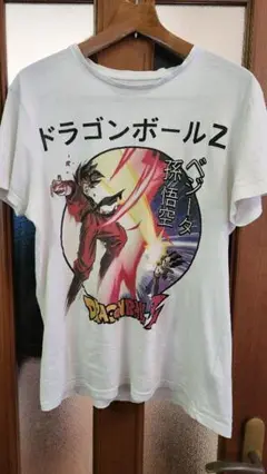 海外公式　ドラゴンボールZ　アニメT　DRAGONBALL　悟空　ベジータ　古着