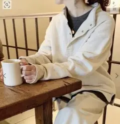 chimala チマラ BUTTON-UP PULL TOP プルオーバー