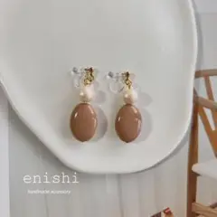 イヤリング、ノンホールピアス　ハンドメイド
