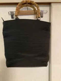 GUCCI バンブーキャンバスレザバック