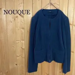 NOUQUE ノーカラージャケット レディース