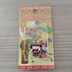 【未開封】ハローキティ　ファスナーマスコット　義経アンド弁慶バージョン