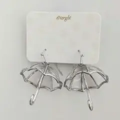 新品 ガーグル アンブレラ ピアス 傘 シルバー