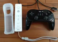 Nintendo Wii Wiiリモコン Wiiクラシックコントローラーブラック