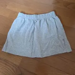 グレー ウエストゴム ショートパンツルームウエア