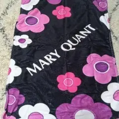 MARY QUANT フラワーパターン ブランケット