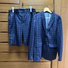 未使用TIGORA セットアップ　ネイビー ジャケットとショートパンツセットLL