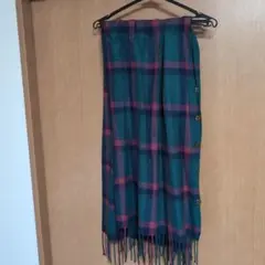 ストールチェック柄