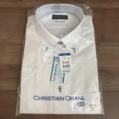 CHRISTIAN ORANI　半袖　ワイシャツ　LL　白　ホワイト　クールビズ