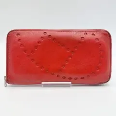 高級✨エルメス 長財布 エブリン アザップロング ラウンドジップ Hロゴ レザー