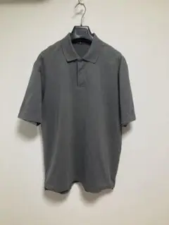 ユニクロ　+j グレー 半袖 ポロシャツ　L