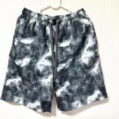 メンズ水着、海水パンツ、Lサイズ、ブラック、グレー ポリエステル100%