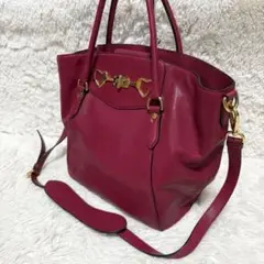 モスキーノ　2way ターンロック　ハート　ゴールド金具　ショルダーバッグ