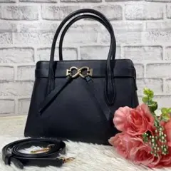 ✨美品✨ケイトスペード トゥージュール ミディアムサッチェル 2way 黒レザー