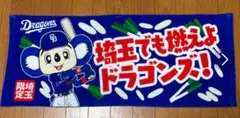 中日ドラゴンズ 2025 埼玉限定 フェイスタオル 埼玉でも燃えよドラゴンズ