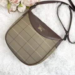 Burberrys バーバリーズ ショルダーバッグ ノバチェック カーキ系