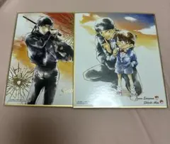 名探偵コナン　色紙　赤井秀一　江戸川コナン　まとめ売り　セット　ART