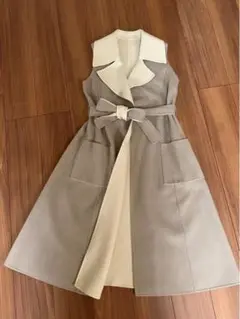フォクシー ジレ ロングコート リバーシブル