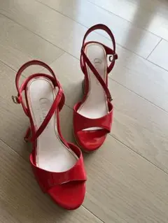 ダイアナ　chay コラボ　アンクルストラップサンダル　レッド　23cm 2025年最新】DIANA カラー：レッド系 サンダルの人気アイテム