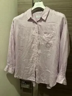 新品　未使用　simplicite シンプリシテェ　リネンシャツ　ピンク