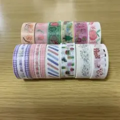 7.マスキングテープ 12個セット　未使用　海外マステ