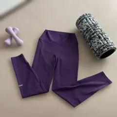 andar ヨガパンツ 紫 4サイズ　美品