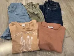 120 tシャツ、ショートパンツ、デニムまとめ売り