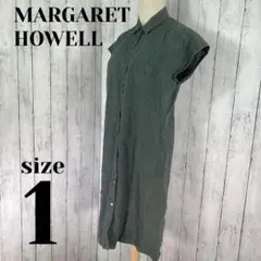 MARGARET HOWELL マーガレットハウル ひざ丈 ミディ丈 ワンピース
