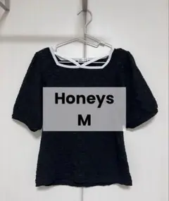 Honeys.•ホルター付きトップス.•黒.•Mサイズ
